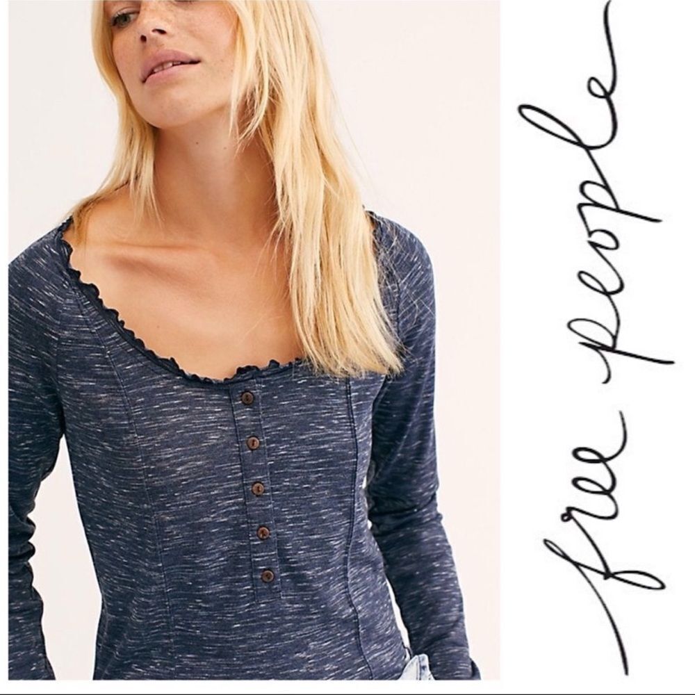 Free People Roxy Henley Top